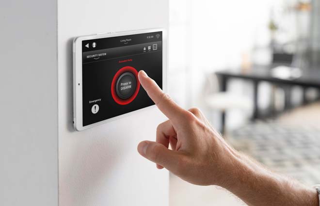 Verona motorized shades and lighting